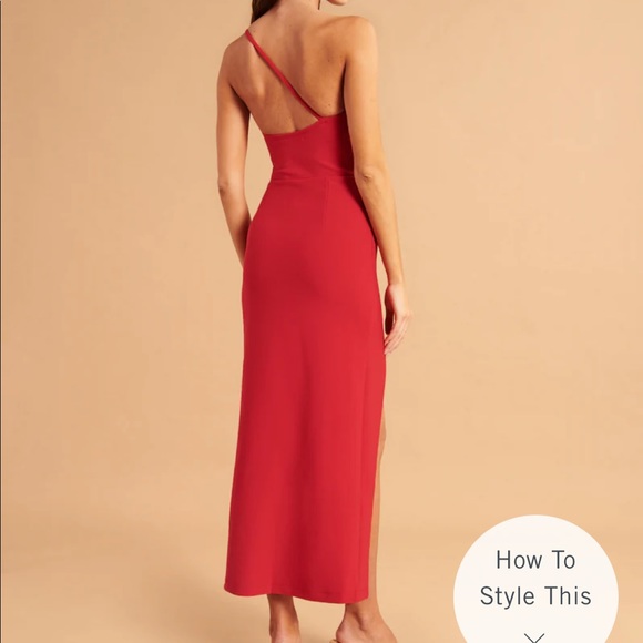 Asymmetrical One-Shoulder Maxi Dress Abercrombie dress perfect condition - Picture 6 of 12